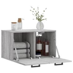Vidaxl Stenska omarica siva sonoma 60x36,5x35 cm inženirski les