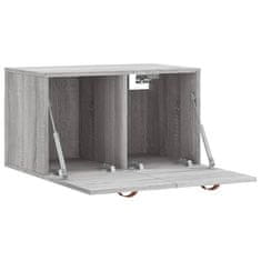 Vidaxl Stenska omarica siva sonoma 60x36,5x35 cm inženirski les