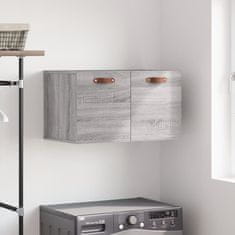 Vidaxl Stenska omarica siva sonoma 60x36,5x35 cm inženirski les