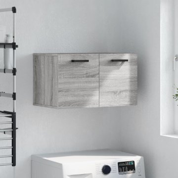 Vidaxl vidaXL Stenska omarica siva sonoma hrast 60x36,5x35 cm