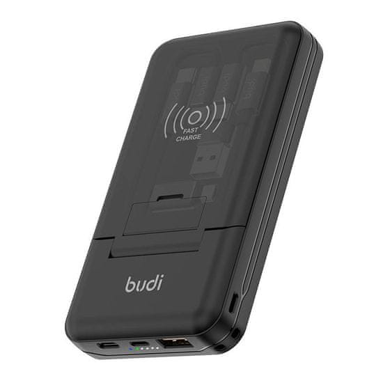 Budi powerbank 10000mah, 10w (črn)