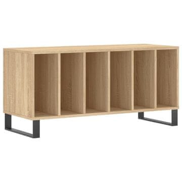 Vidaxl Omarica za gramofonske plošče 100x38x48 cm inženirski les