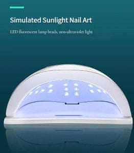  LumiNails profesionalna LED lučka za nohte, 80 W, 36x DualLED