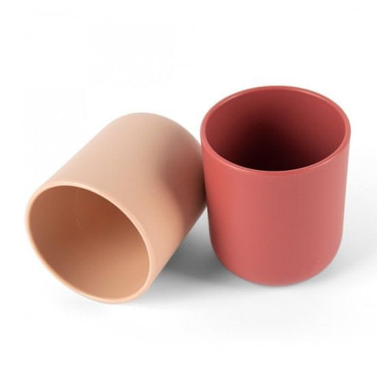 Dantoy tiny Bio vrči Nude/Red 2ks 0m+
