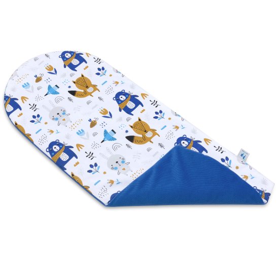 Inny Materac do kokonu blue bear z velvetem - MK-1-BB-VB
