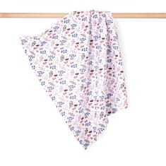 Inny Flanelna plenica 70x80 Pink Bloom - PIE-FLA-1-BLP-B