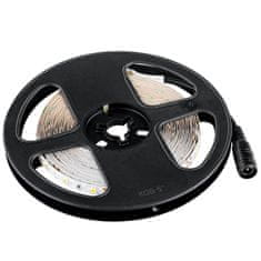 LUMILED Set LED trak 5m 12V 24W 300LED SMD nevtralno bela 8mm + NAPAJALNIK