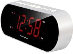 Blaupunkt Digitalna budilka Blaupunkt CR6SL z FM radijem, funkcijo Snooze in programirljivimi nastavitvami, črna/bela