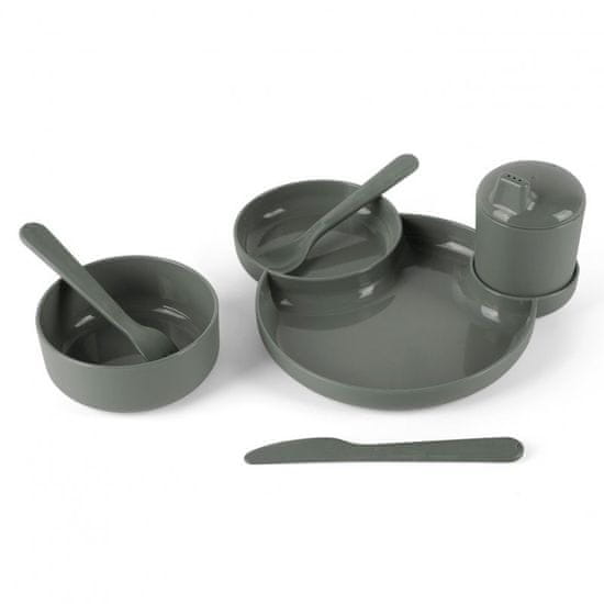Dantoy tiny Bio jedilni set Olive 7ks 0m+