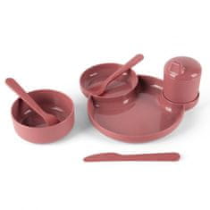 Dantoy tiny Bio jedilni set Red 7ks 0m+