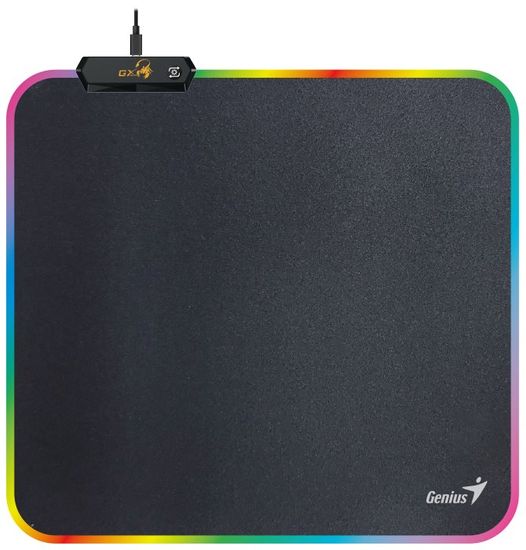 Genius GX GAMING GX-Pad 260S RGB podloga za miško/ 260 x 240 x 3 mm/ RGB osvetlitev