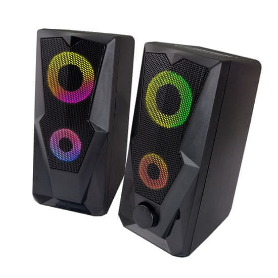 Esperanza EGS103 Esperanza zvočniki 2.0 USB vodil mavrica baila