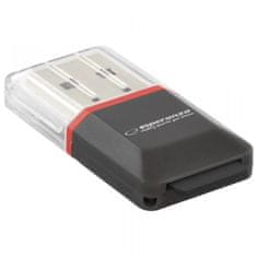 Esperanza EA134K Čitalnik kartic USB micro SD črn Esperanza