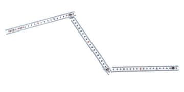 Stanley 352290 Plastični zložljivi merilni trak, 2 m