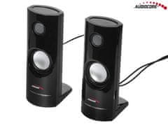 AUDIOCORE 8W USB računalniški zvočniki Black Audiocore AC860
