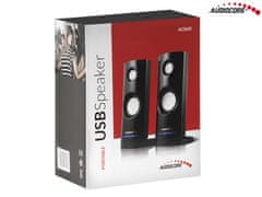 AUDIOCORE 8W USB računalniški zvočniki Black Audiocore AC860