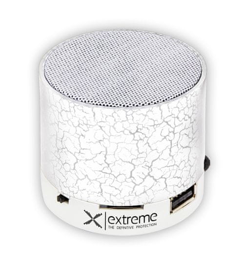 Extreme xp101w ekstremni zvočnik bt fm flash white