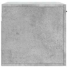 Vidaxl Stenska omarica betonsko siva 60x36,5x35 cm inženirski les