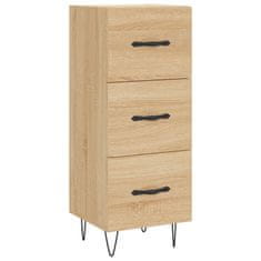 Vidaxl Visoka omara sonoma hrast 34,5x34x180 cm inženirski les