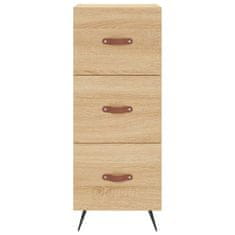 Vidaxl Visoka omara sonoma hrast 34,5x34x180 cm inženirski les