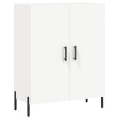 Vidaxl Komoda bela 69,5x34x90 cm inženirski les
