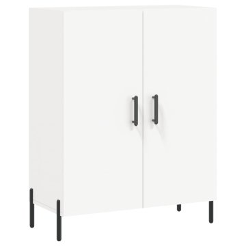 Vidaxl Komoda bela 69,5x34x90 cm inženirski les