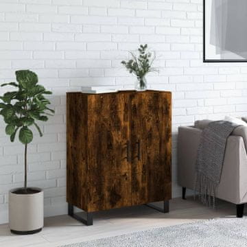 Vidaxl vidaXL Omarica dimljen hrast 69,5x34x90 cm Material na osnovi lesa