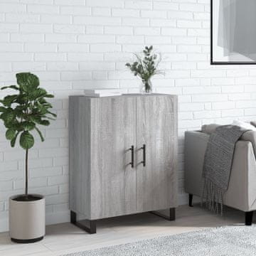 Vidaxl vidaXL Omarica, siv hrast sonoma, 69,5 x 34 x 90 cm, material na osnovi lesa