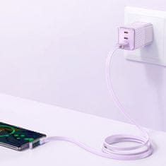 Mcdodo MCDODO KOTNI USB-C KABEL ZA HITRO POLNJENJE USB TIPA C 6A 100W VIJOLIČNA 1M