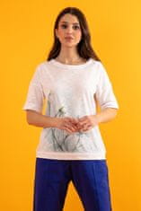 Fobya Ženska majica s potiskom Hounthafe bela L/XL