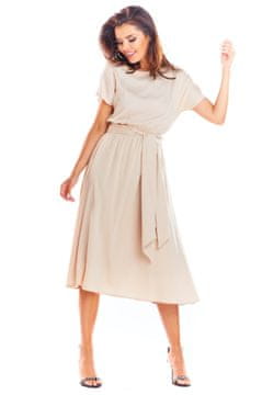 Infinite You Ženska midi obleka Guinendole A296 bež
