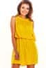 Ženska mini obleka Rabunsum A284 rumena S/M