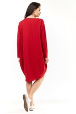 Infinite You Ženska pulover obleka Yessedooh M154 rdeča S/M