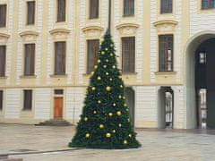 LAALU.cz Komplet okraskov BASIC GOLD 15-25 cm za drevesa 300-450 cm