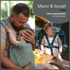 Babymoov Nosilka Moov & Boost, Sage green