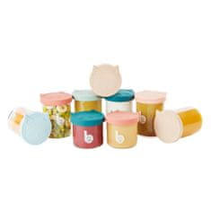 Babymoov  ISY BOWLSSteklene posodice za shranjevanje hrane, 6x 250ml + 3x 120ml