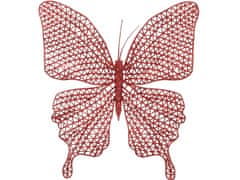 LAALU.cz Metulj na sponki rdeča 20 x 19,5 cm