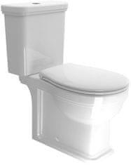 Gsi Retro WC Kombinacija CREAVIT ANTIK, Beli, Spodnji/Zadnji Odtok
