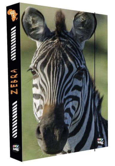 Oxybag Škatla za zvezke Oxy A4 Jumbo - Zebra