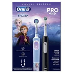 Oral-B Family Edition Pro Series 1 + Pro Kids 3+ Frozen komplet zobnih ščetk
