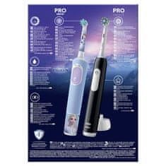 Oral-B Family Edition Pro Series 1 + Pro Kids 3+ Frozen komplet zobnih ščetk