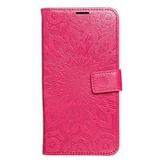 OEM MEZZO Knjižna torba za OPPO RENO 14 / 14F mandala magenta
