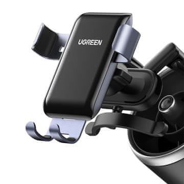 Ugreen Avtomobilski gravitacijski držalo za telefon – okrogla rešetka, siva