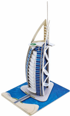 Burj Al Arab hotel, Lesena 3D sestavljanka, (JPD460)