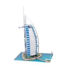 Burj Al Arab hotel, Lesena 3D sestavljanka, (JPD460)
