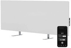 AENO pametni IR panel, 700 W, Wi-Fi + ročno nastavljanje, bela - odprta embalaža