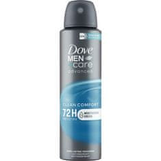Dove Antiperspirant v spreju Men+ Care Advanced Clean Comfort (Anti-Perspirant) 150 ml