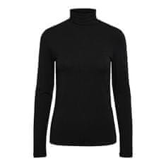 Pieces Ženska majica s kratkimi rokavi PCSIRENE Slim Fit 17108494 Black (Velikost M)