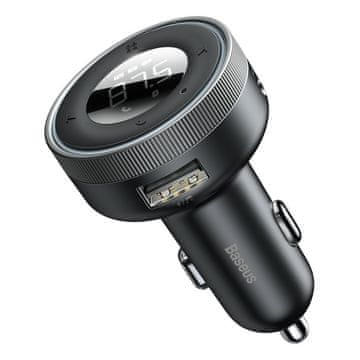 shumee FM oddajnik, MP3 predvajalnik, LED avtopolnilec, 2x USB, Bluetooth, črn
