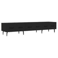 Vidaxl TV omarica črna 150x36x30 cm inženirski les